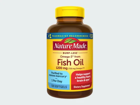 Nature Made Fish Oil Omega-3 1200 mg bottle